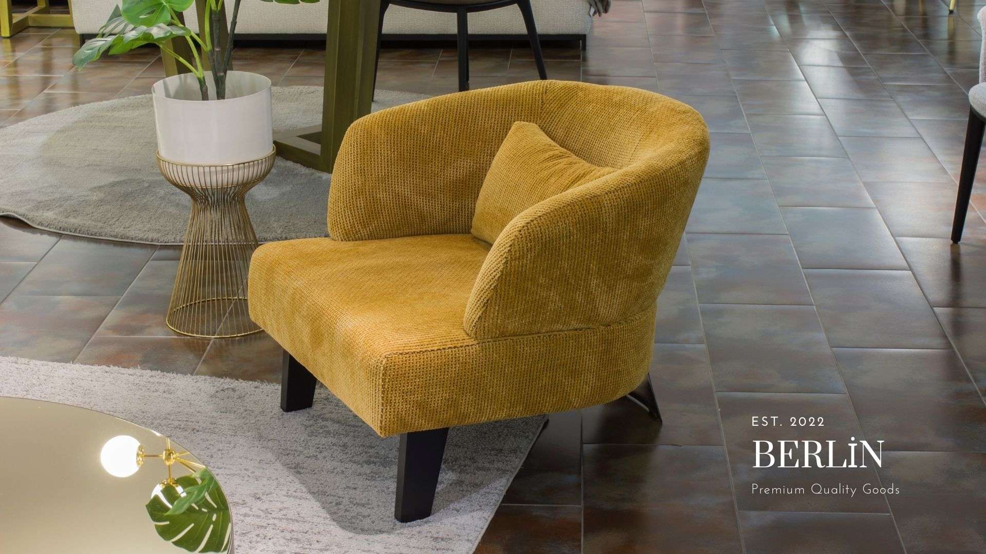 Another view of the Berlin Armchair armchair, made to order by Archidecors, Modoko Istanbul