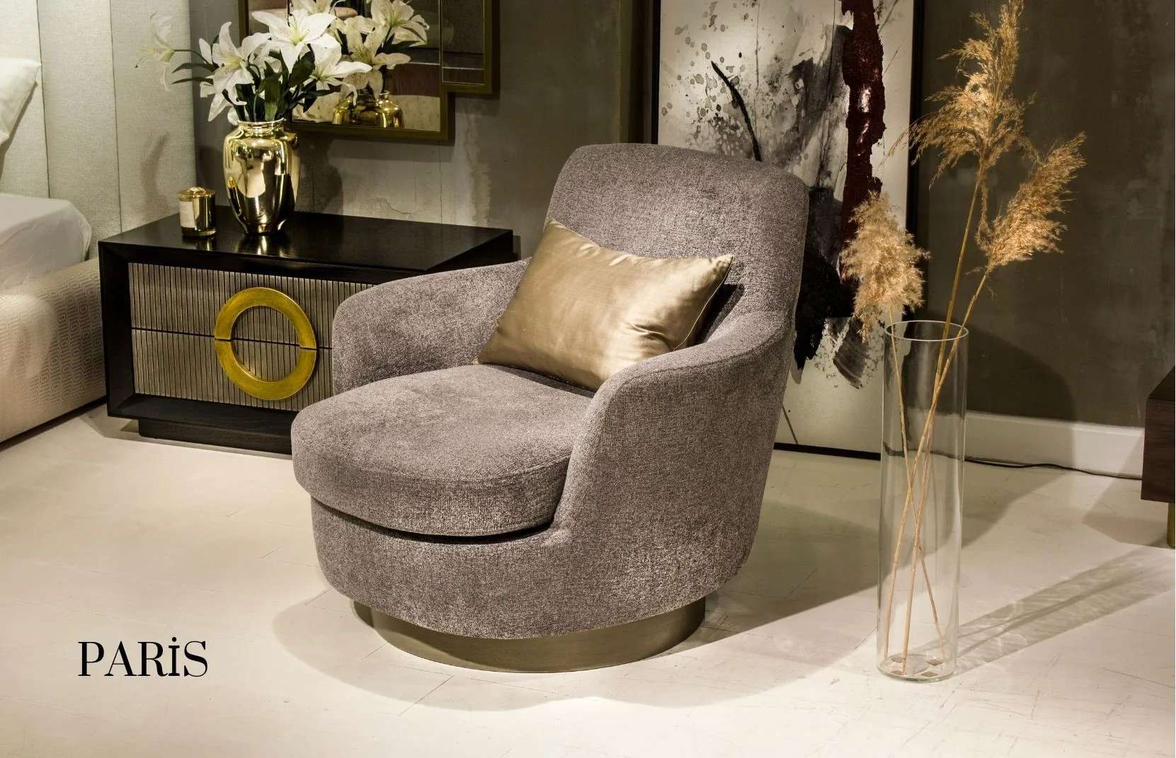 Paris Armchair armchair seen from another angle, handcrafted by Archidecors, Modoko Istanbul
