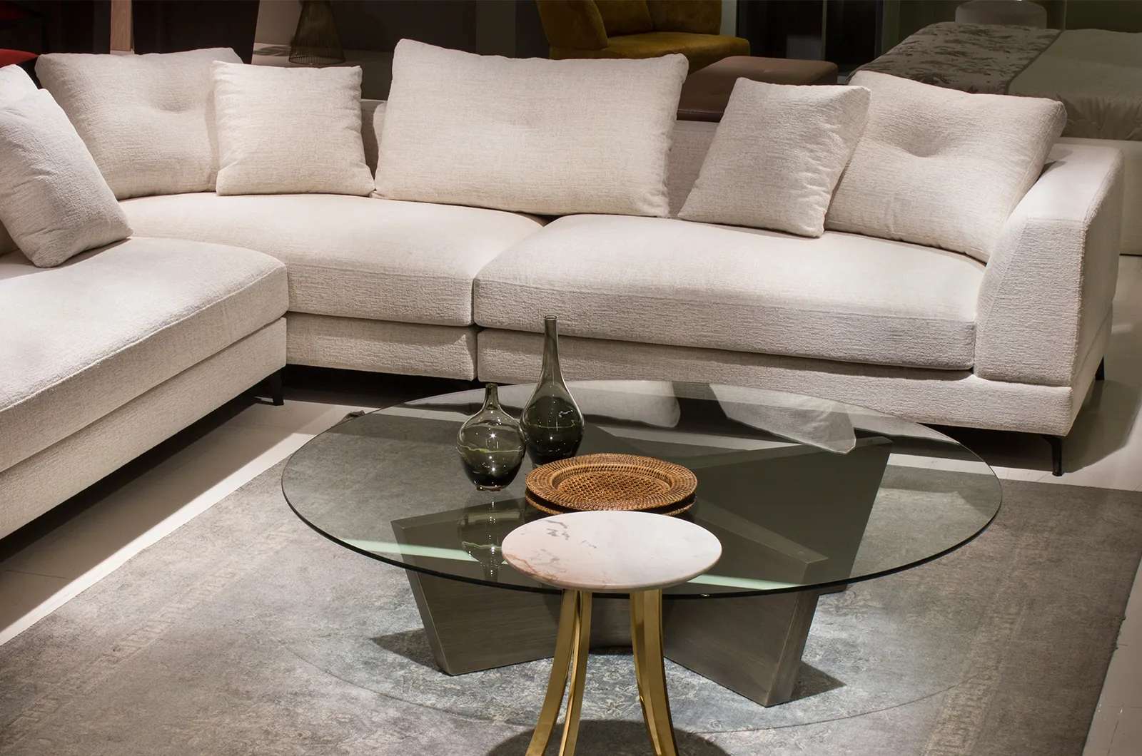 Lawson Köşe Koltuk Takımı modelinin bir başka görünümü, özel üretim koltuk, Archidecors