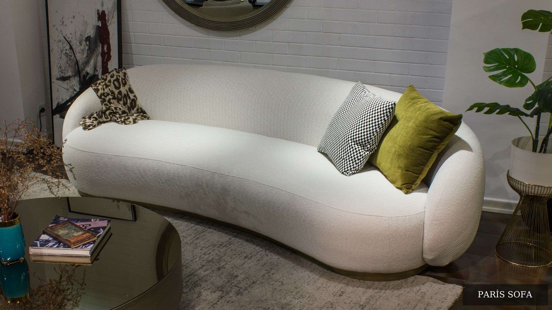 Another view of the Paris Sofa sofa, made to order by Archidecors, Modoko Istanbul