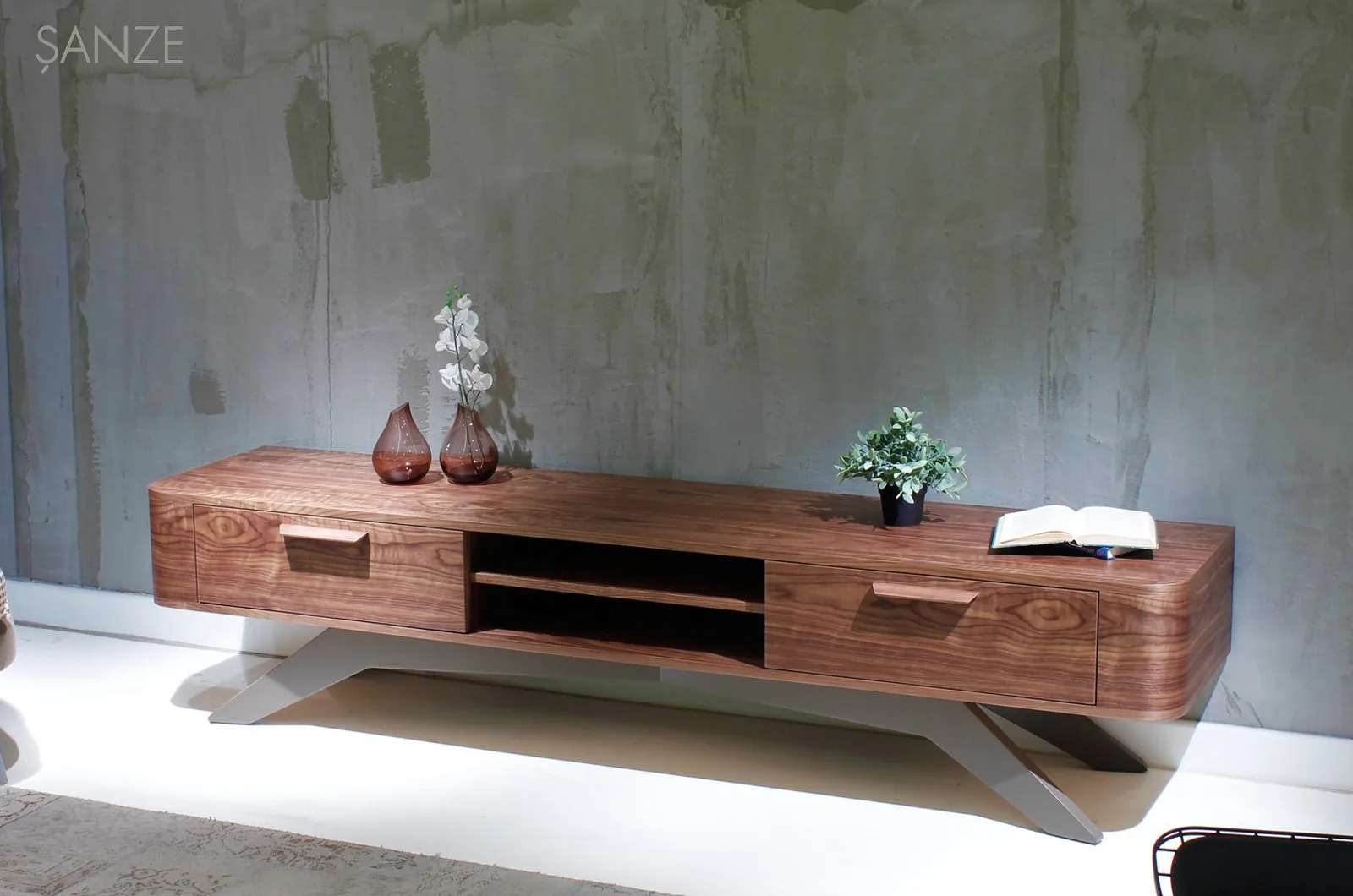 Another view of the Diedema TV Unit TV unit, made to order by Archidecors, Modoko Istanbul