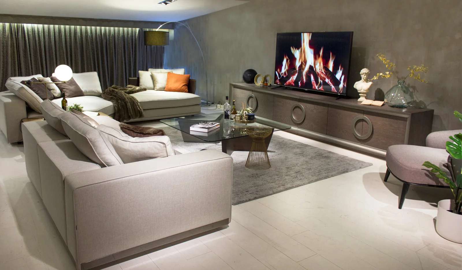 Another view of the Tombo TV Unit TV unit, made to order by Archidecors, Modoko Istanbul