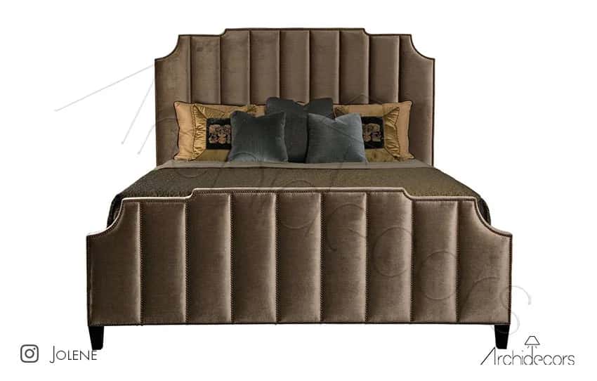Another view of the Jolene Bedroom Set bed, made to order by Archidecors, Modoko Istanbul