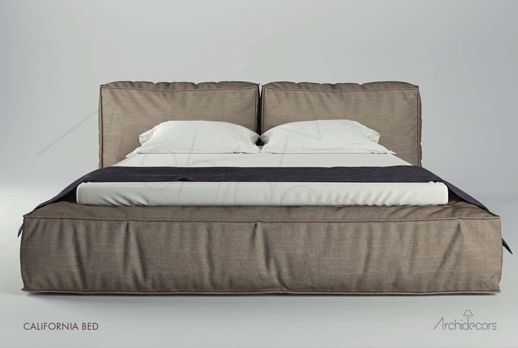 Loft California Bedroom Set, general view of the custom bed by Archidecors, Modoko Istanbul