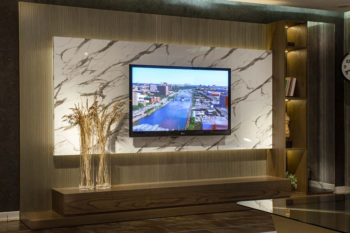 Bristol TV Cabinet bar cabinet seen from another angle, handcrafted by Archidecors