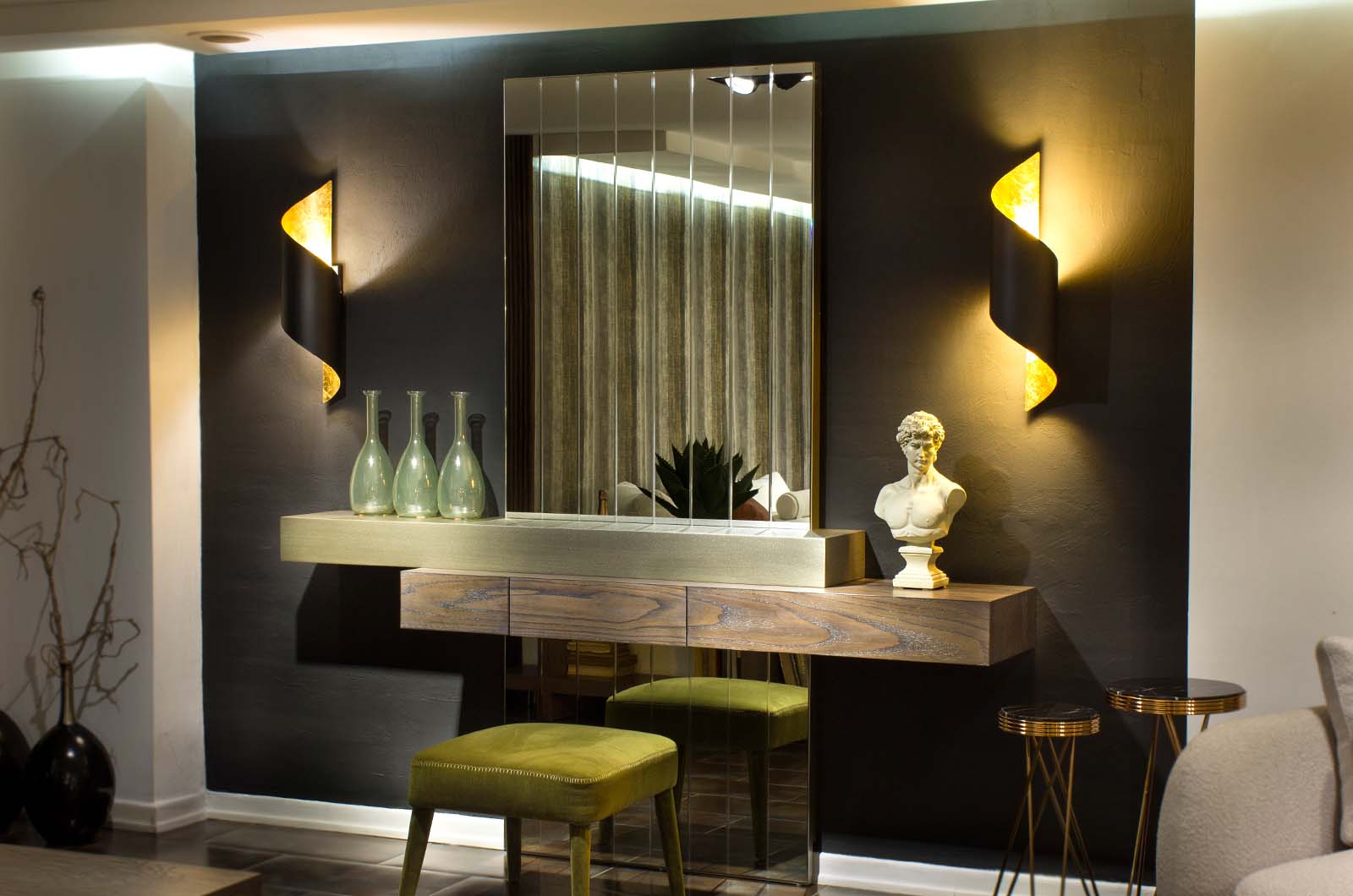 Dresuar 280 cm dresuar modelinin farklı açıdan görünümü, Archidecors el işçiliği, Modoko İstanbul