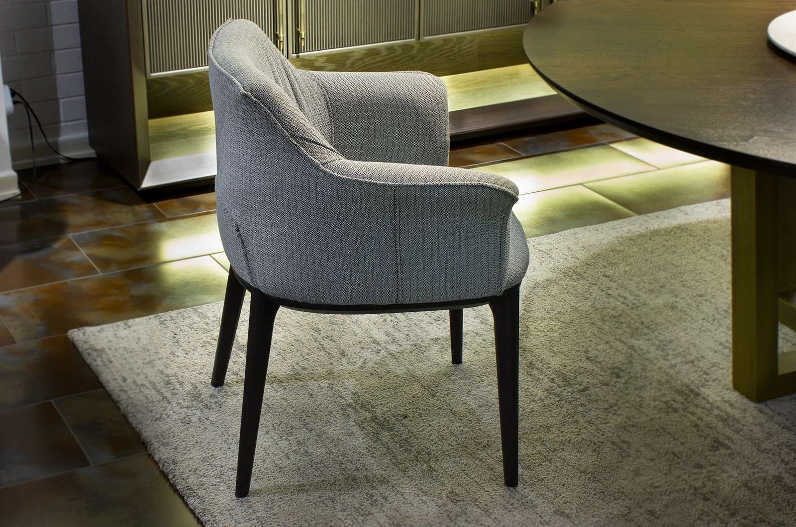 Alfredo Chair dining chair seen from another angle, handcrafted by Archidecors, Modoko Istanbul
