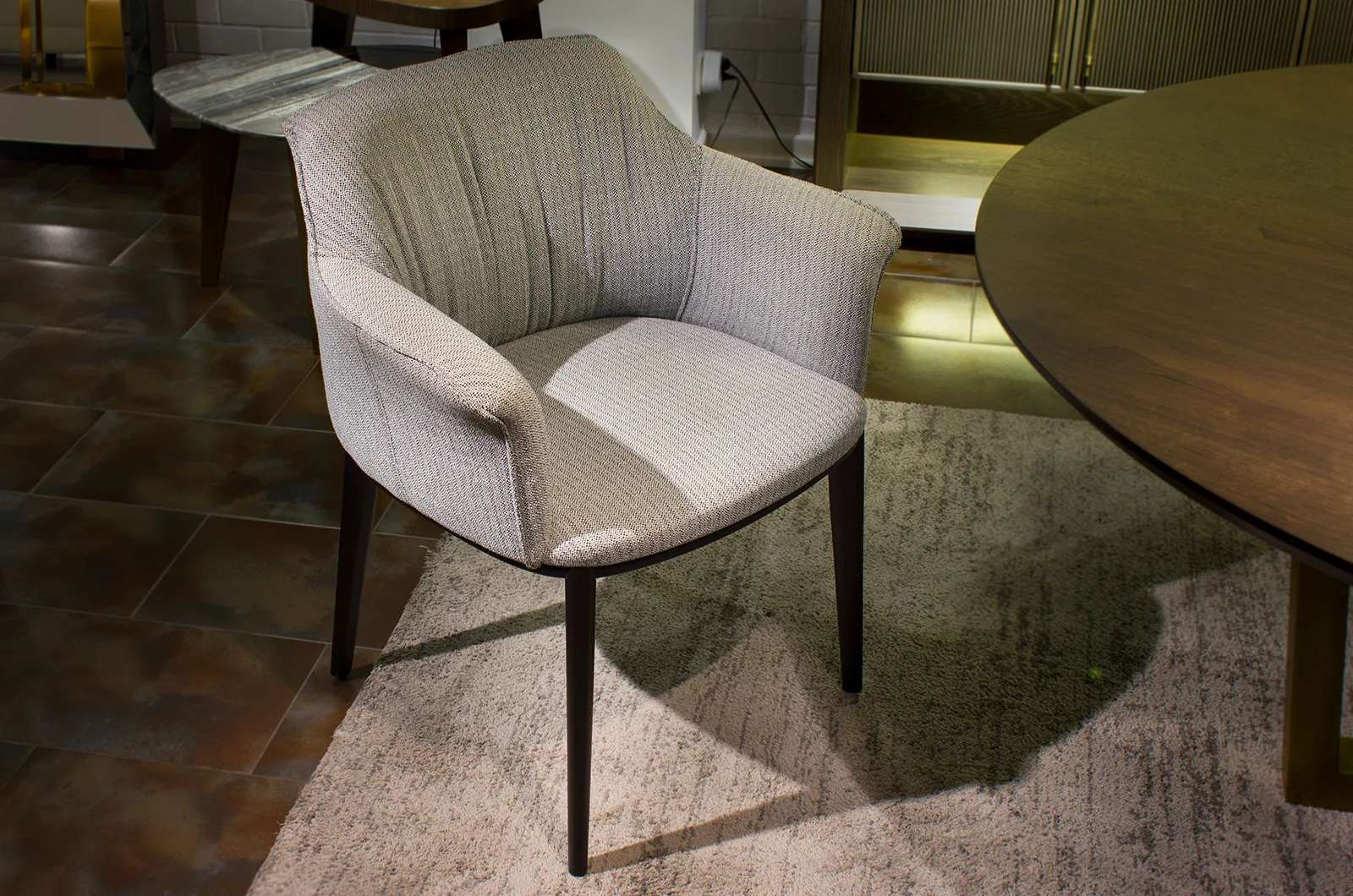 Another view of the Alfredo Chair dining chair, made to order by Archidecors, Modoko Istanbul