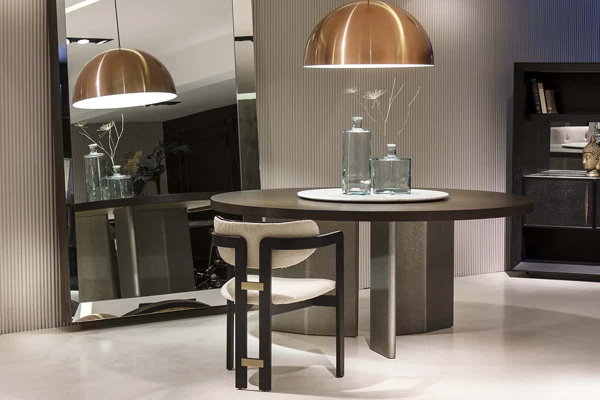 Morgan Masa yemek masası modelinin farklı açıdan görünümü, Archidecors el işçiliği