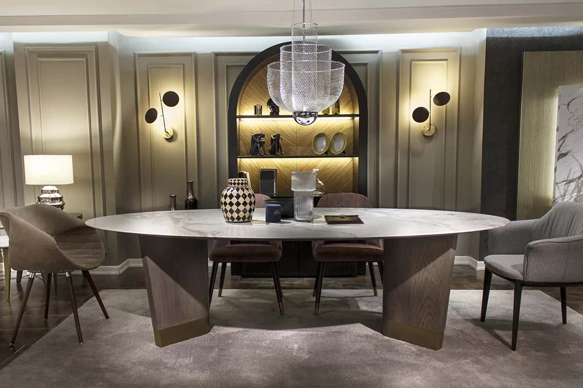 Vogue Elips Masa, Archidecors atölye üretimi yemek masası, görsel 4, Modoko İstanbul