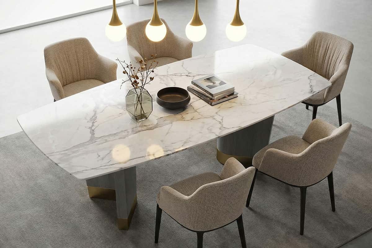 Vogue Marble Table, dining table handmade at the Archidecors workshop, photo 4, Modoko Istanbul