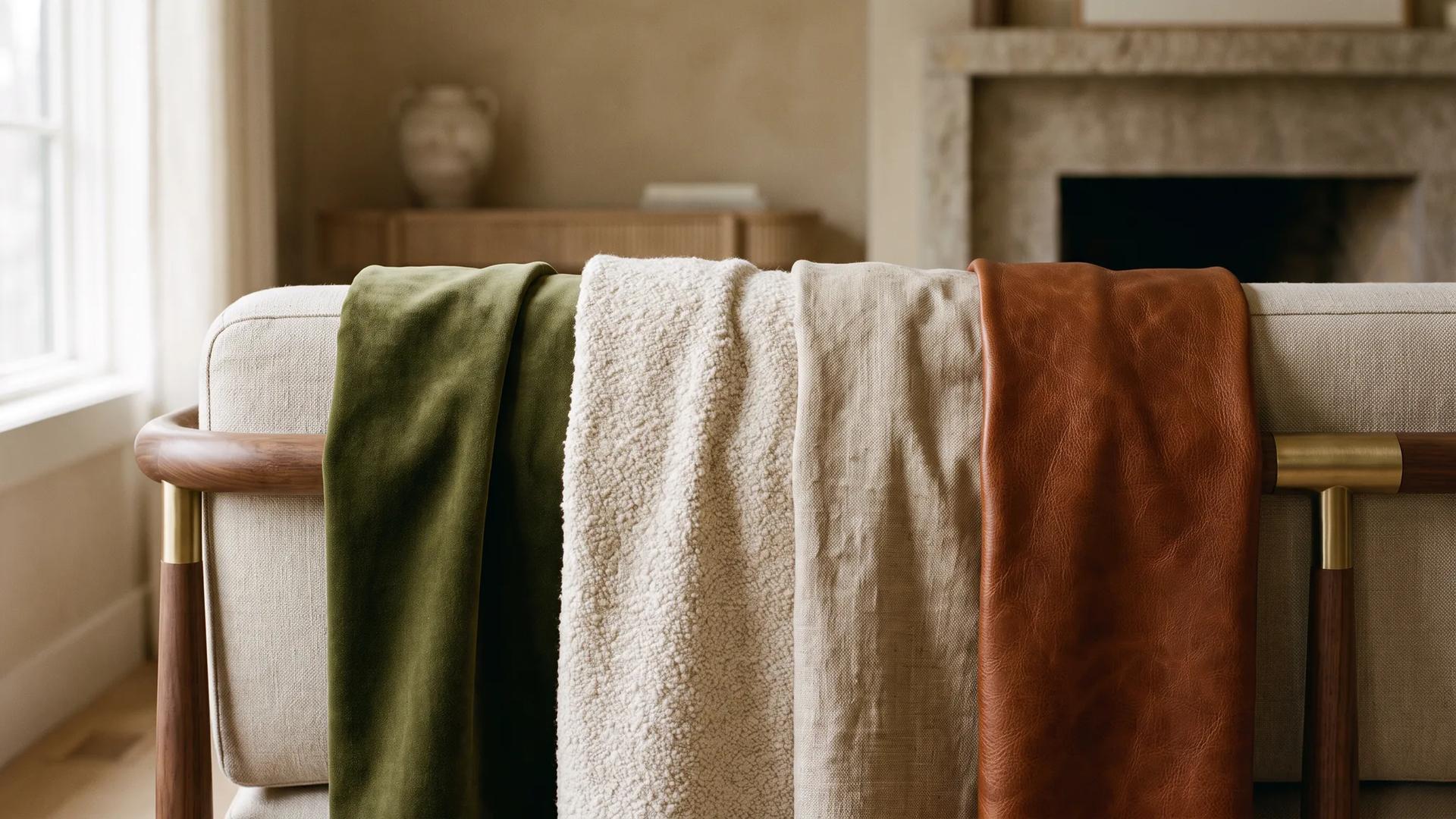 Fabric Selection Guide: Velvet, Bouclé, Linen and Leather Comparison