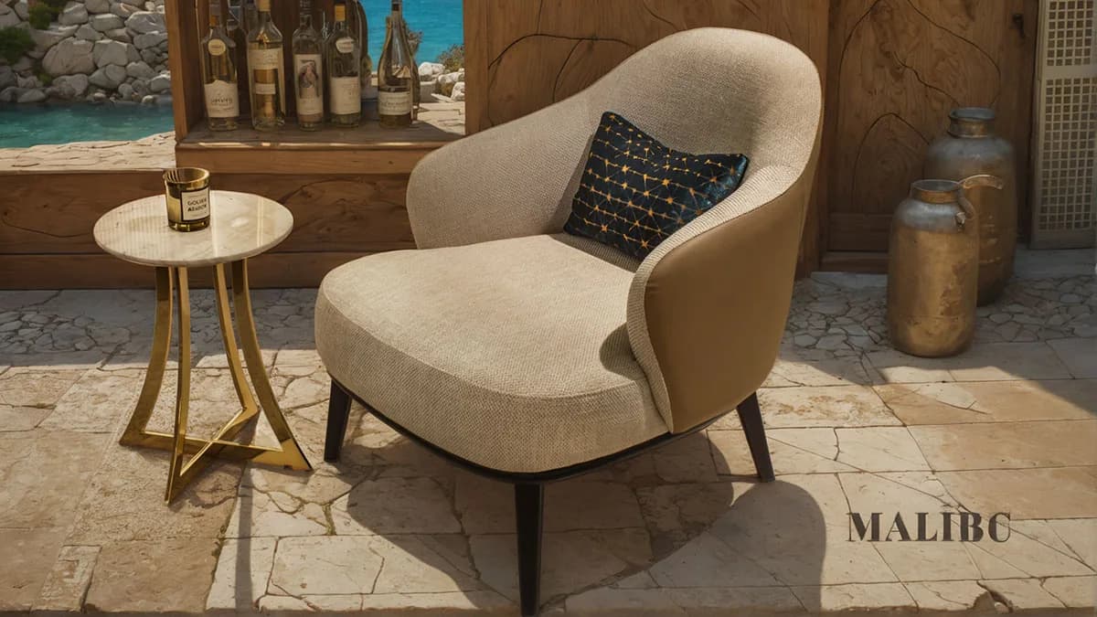 Malibu Berjer, Archidecors özel üretim mobilya
