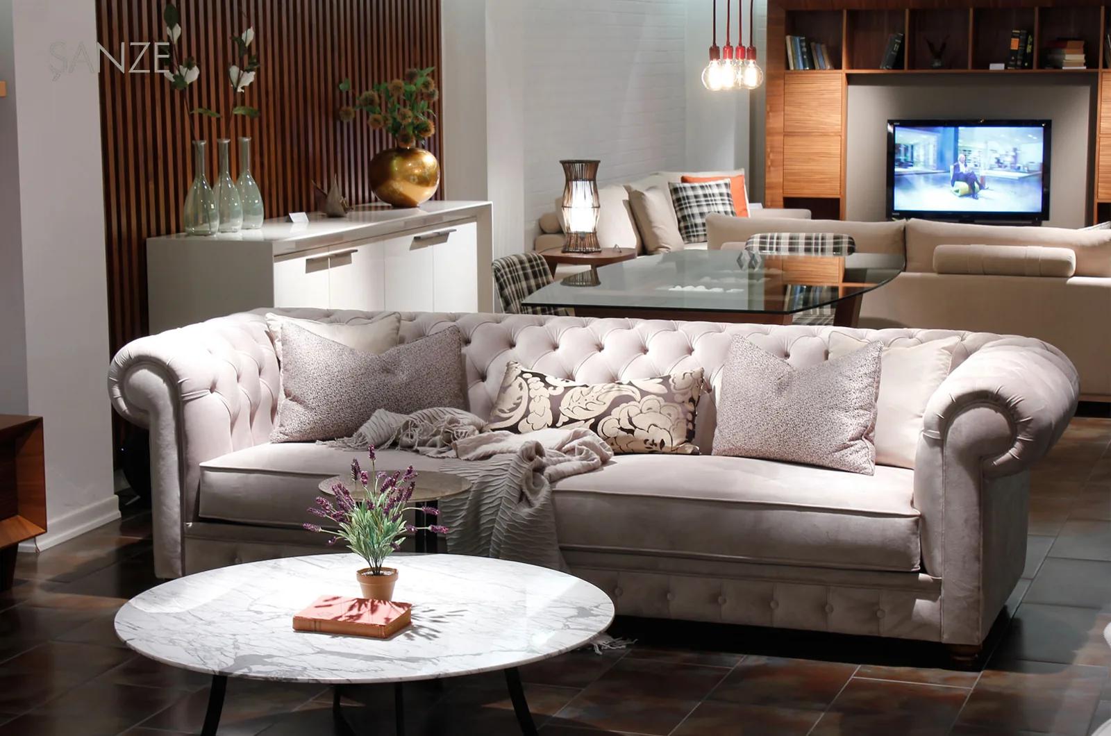 Chesterfield 2 Koltuk, Archidecors özel üretim mobilya