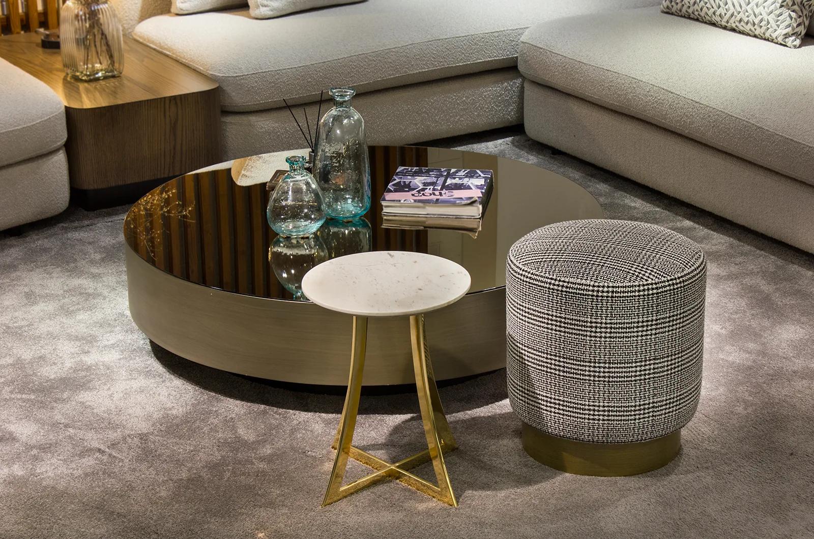 Rings Yuvarlak Orta Sehpa, Archidecors özel üretim mobilya
