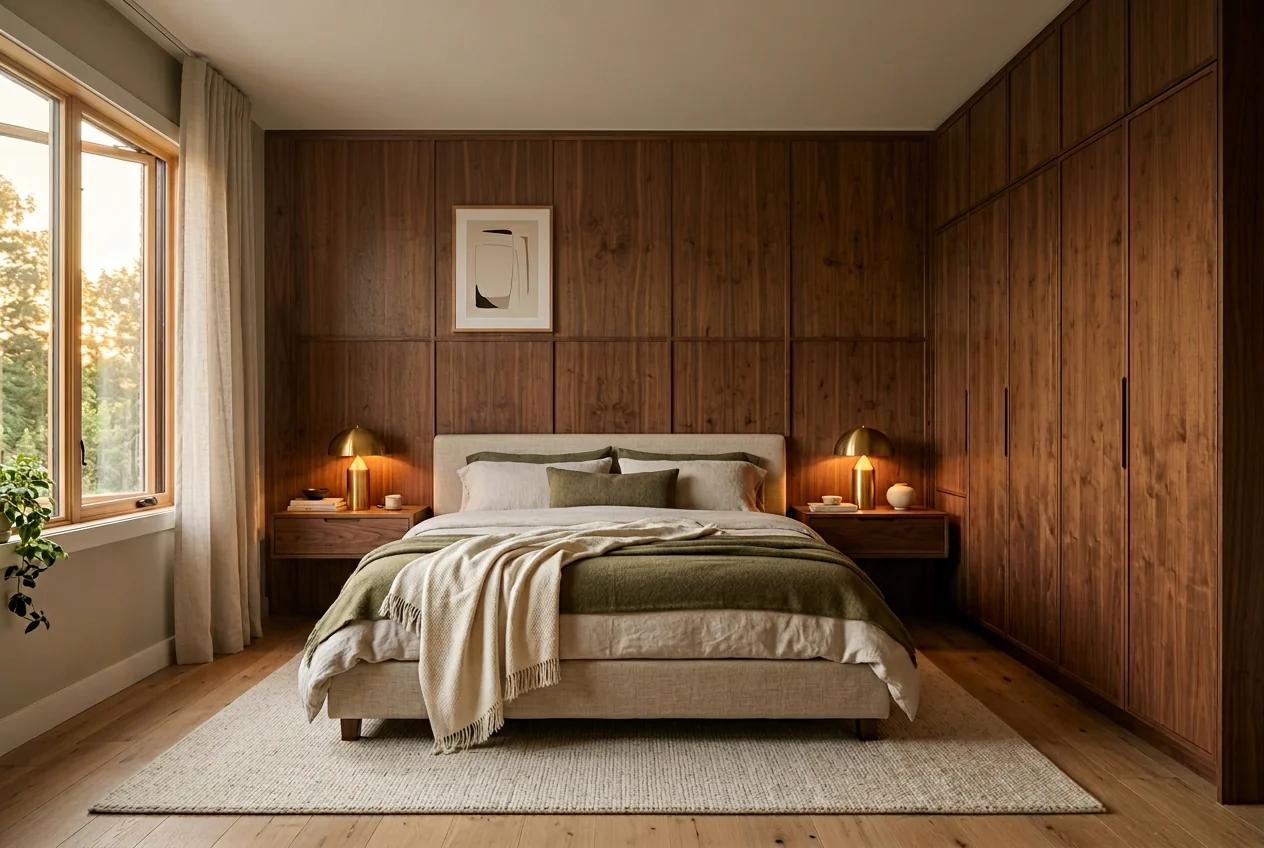 Solid Walnut Wardrobe, masif ceviz, custom made furniture by Archidecors Istanbul