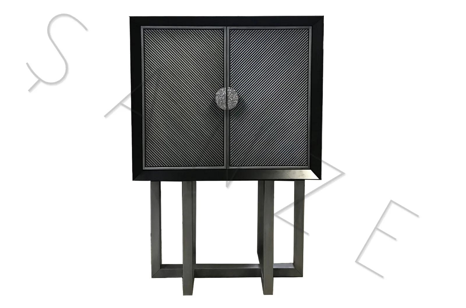 Casablanca Lame Bar Cabinet, metal, custom made furniture by Archidecors Istanbul