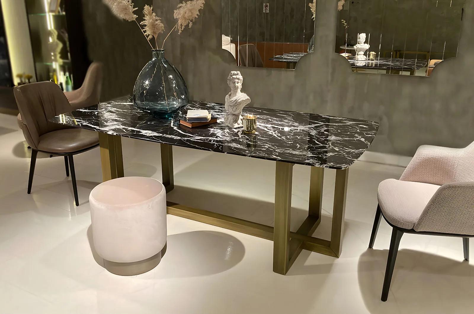 Point Alexander Marble Table, mermer, custom made furniture by Archidecors Istanbul