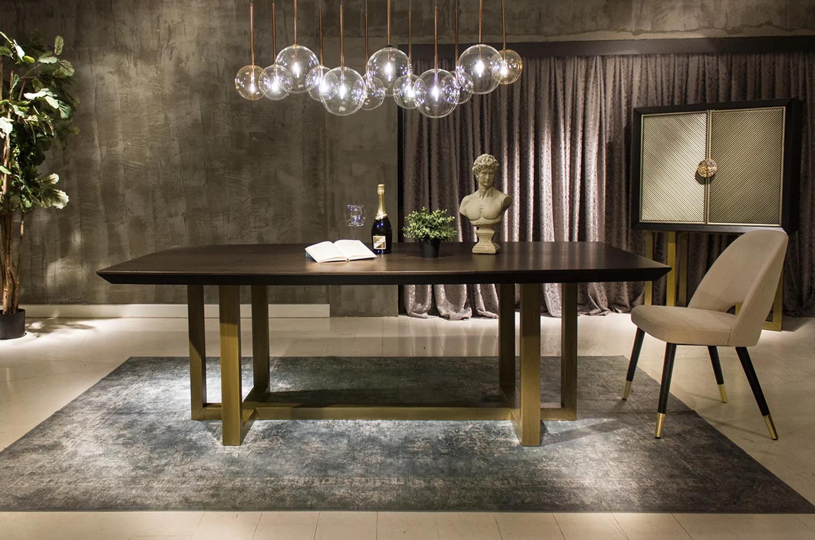 Point Wood Table, ahşap, custom made furniture by Archidecors Istanbul
