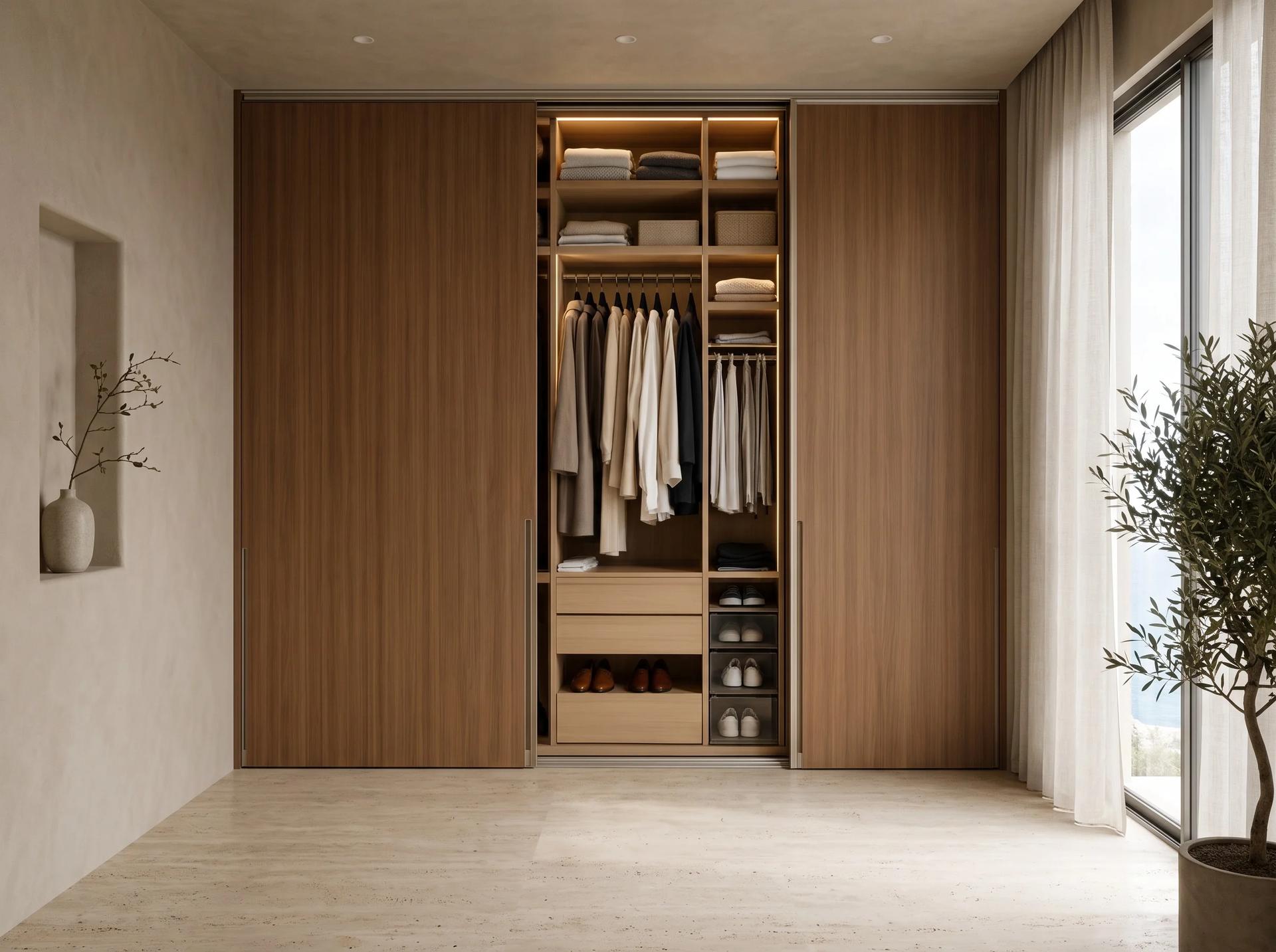 Sürgülü Kapaklı Gardırop, giyinme dolapları | Archidecors