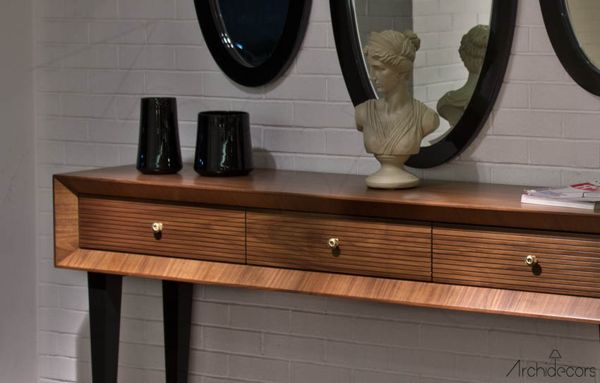 Geo Walnut Sideboard, Dressers