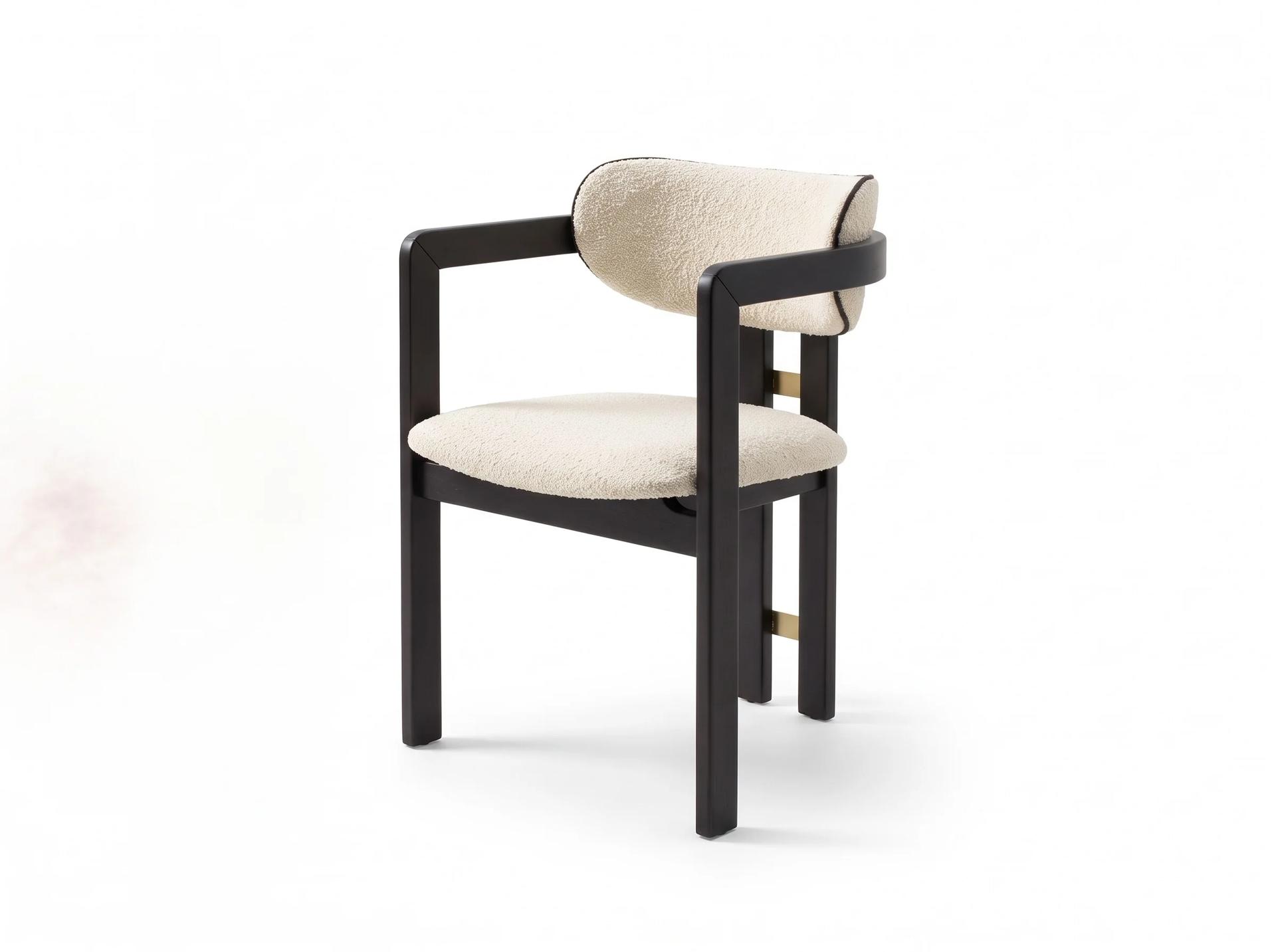 Bouclé Kolçaklı Sandalye, sandalyeler | Archidecors