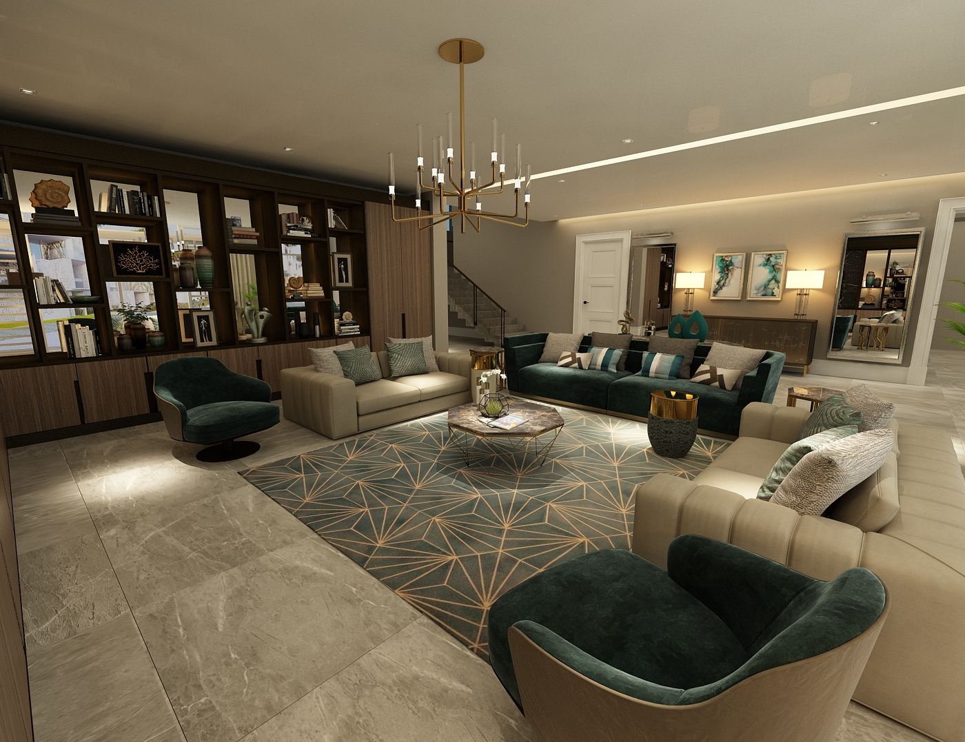 Dubai District One konut projesi, özel üretim mobilya uygulaması - görsel 11