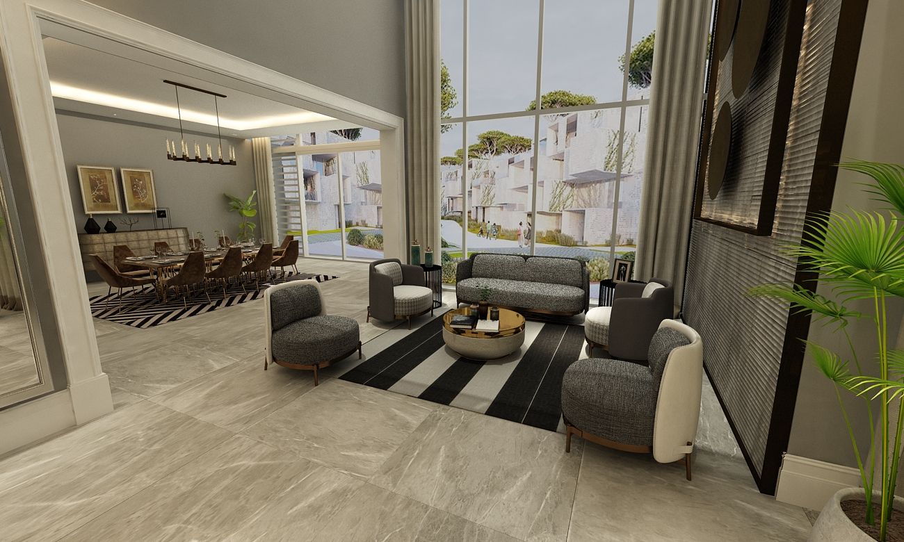 Dubai District One konut projesi, özel üretim mobilya uygulaması - görsel 13