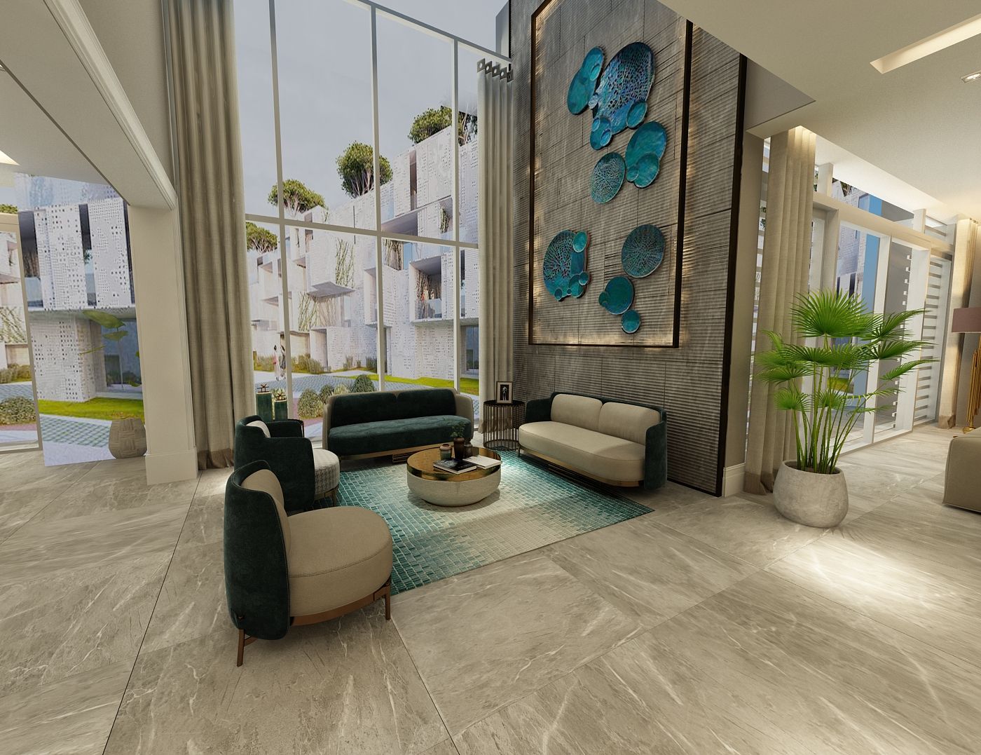 Dubai District One konut projesi, özel üretim mobilya uygulaması - görsel 17