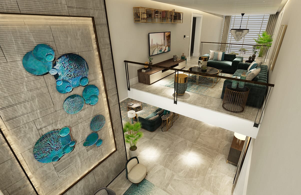 Dubai District One konut projesi, özel üretim mobilya uygulaması - görsel 24