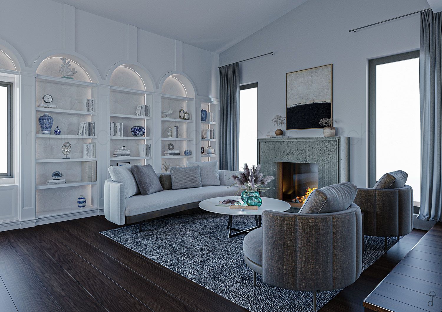 Antriva Riva turnkey residence, custom furniture and interior architecture - image 16