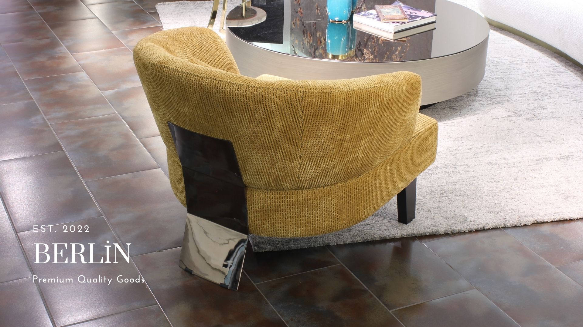 Berlin Armchair armchair seen from another angle, handcrafted by Archidecors, Modoko Istanbul