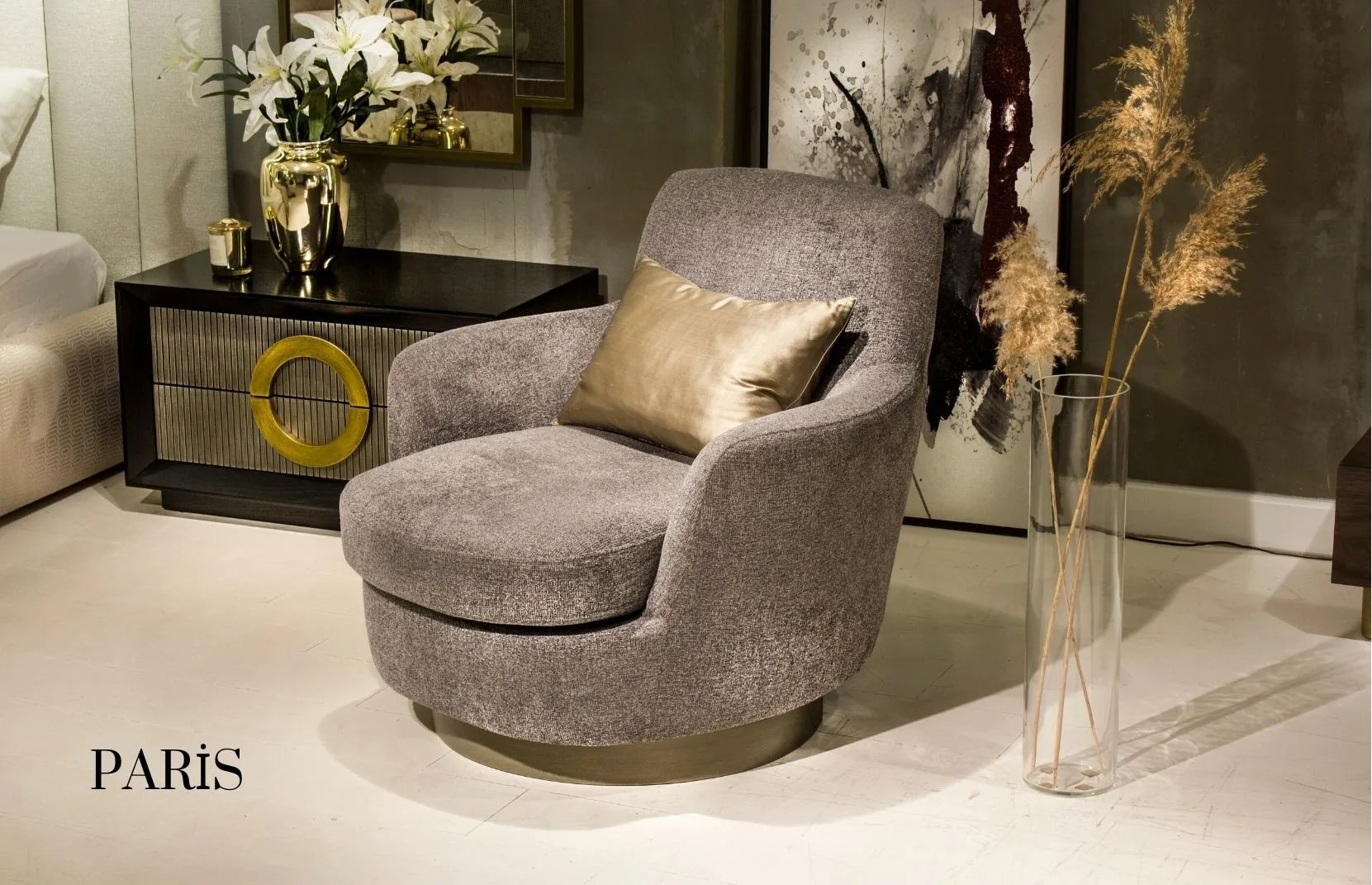 Paris Armchair armchair seen from another angle, handcrafted by Archidecors, Modoko Istanbul