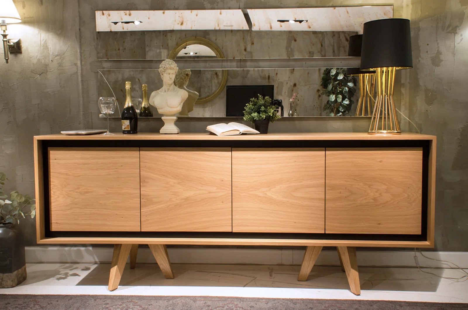 Walk Konsol konsol modelinin farklı açıdan görünümü, Archidecors el işçiliği, Modoko İstanbul