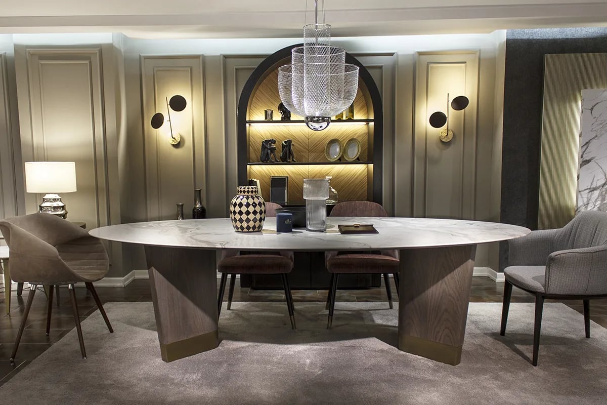 Vogue Elips Masa, Archidecors atölye üretimi yemek masası, görsel 4, Modoko İstanbul