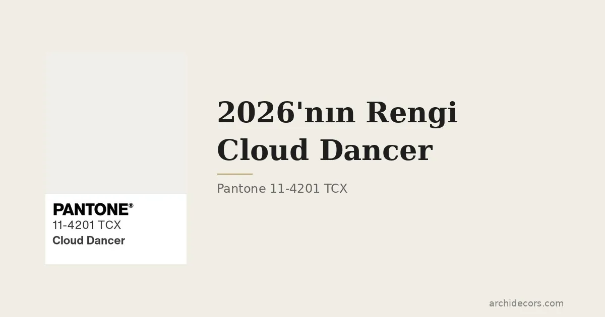 Cloud Dancer: Pantone's 2026 Color of the Year and How to Use It