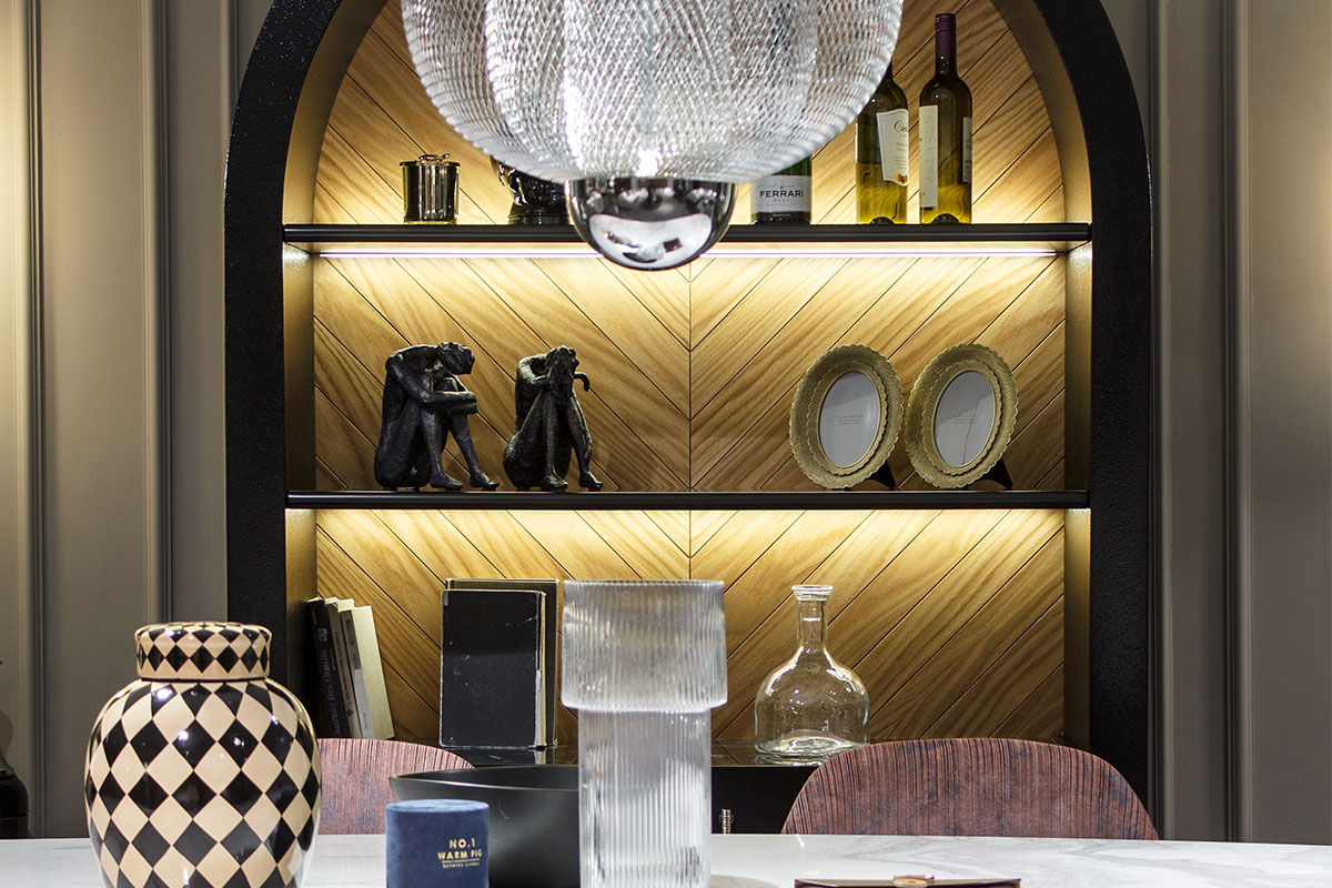Rome Bar Cabinet detail view 2