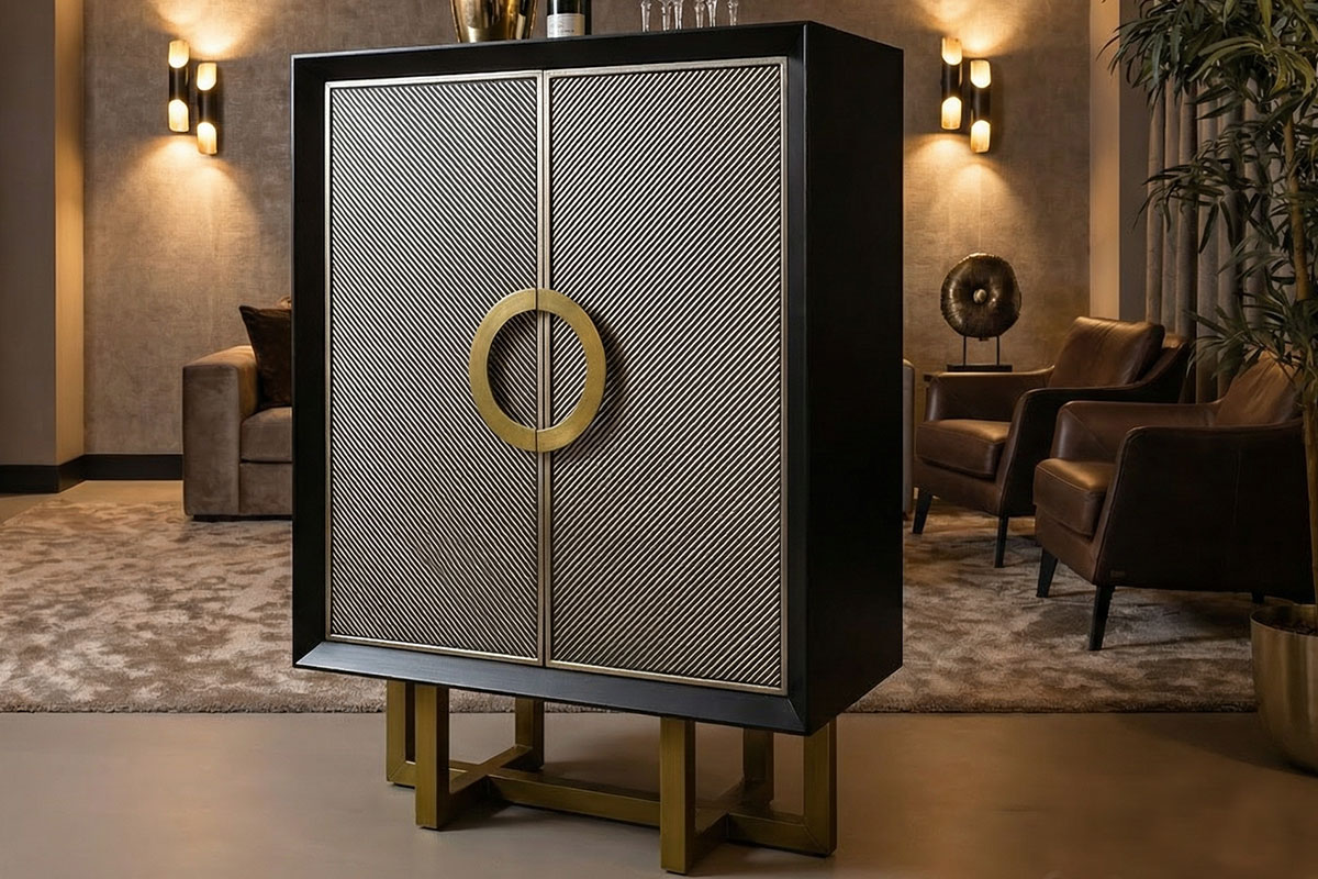 Casablanca Bar Cabinet detail view 2