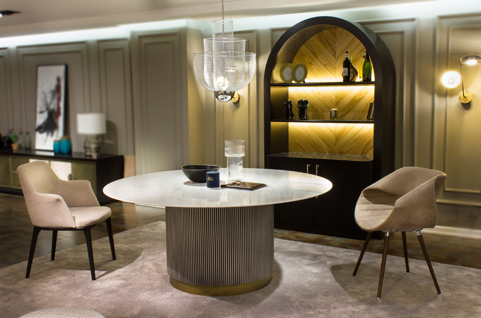 Rome Dining Table detail view 2