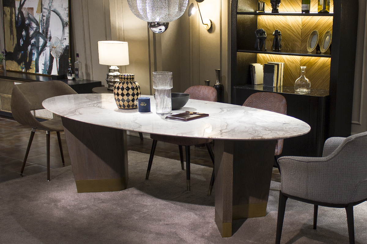 Vogue Marble Table detail view 4
